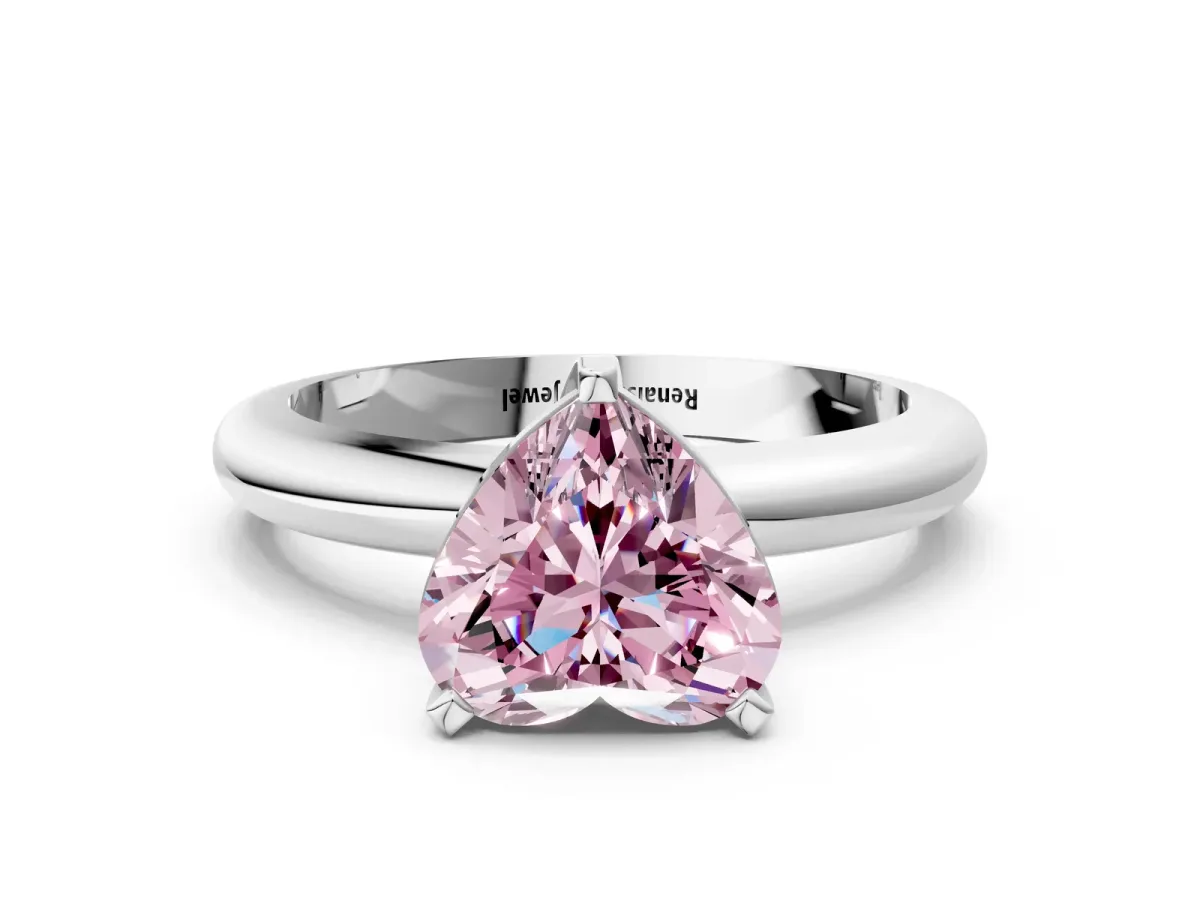 Mixed Shape Diamond Multi Row Promise Ring with Round Diamond Accents Platinum