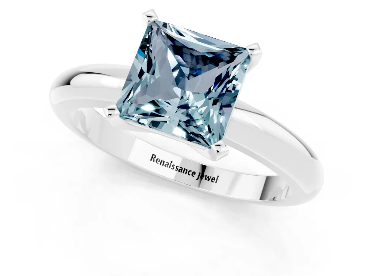 Oval Diamond Twisted Solitaire Ring Rose gold