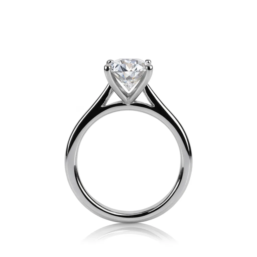 Diamond solitaire ring