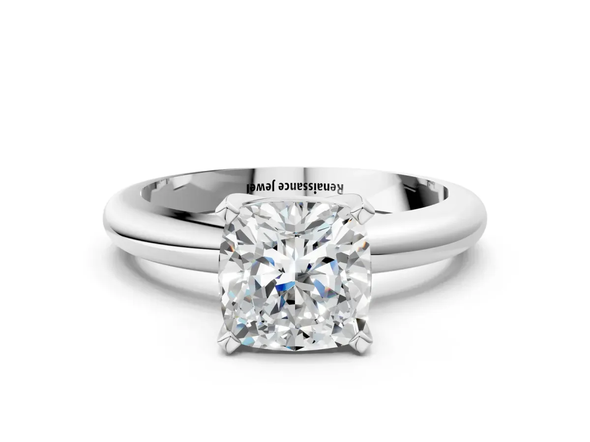 Emerald Cut Diamond Eternity Band with Shared Prong Setting Rose gold