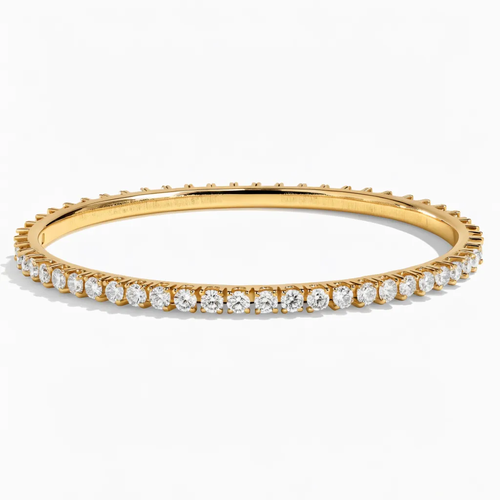 Gold diamond bracelet