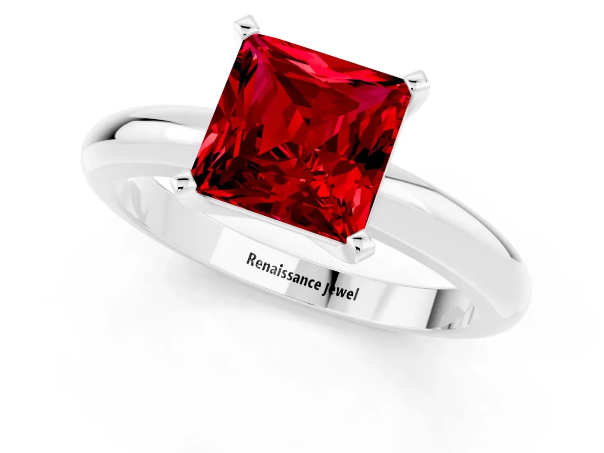 Oval Diamond Twisted Solitaire Ring Silver