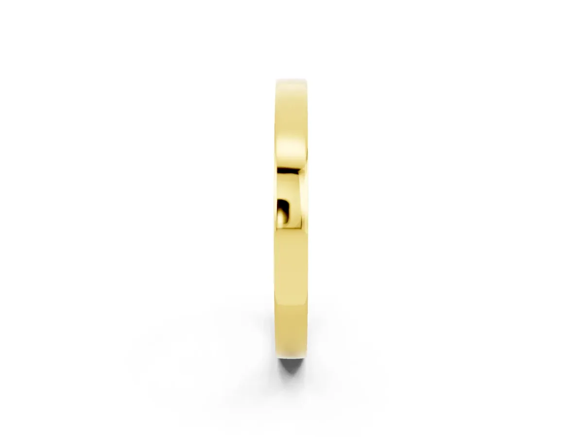 Pavé Round Tanzanite Channel Set Band Yellow gold
