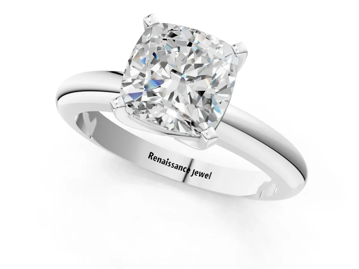 Emerald Cut Diamond Eternity Band with Shared Prong Setting Rose gold