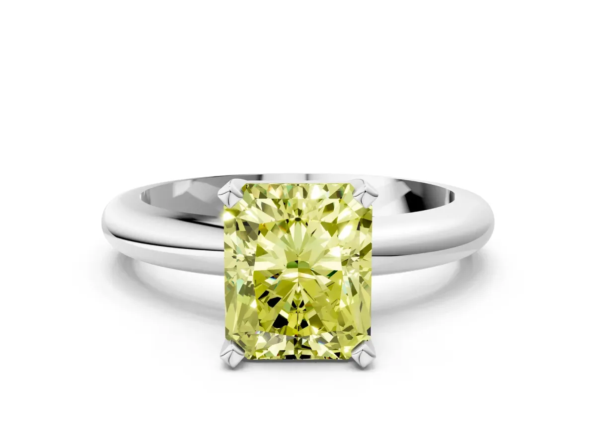 Heart and Marquise Toi Moi Ring with Prong Setting and Plain Band Rose gold
