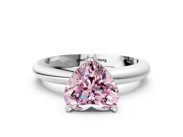 Mixed Shape Diamond Multi Row Promise Ring with Round Diamond Accents Platinum