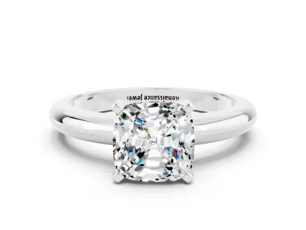 Emerald Cut Diamond Eternity Band with Shared Prong Setting Platinum