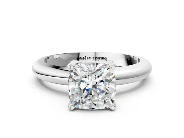 Emerald Cut Diamond Eternity Band with Shared Prong Setting Rose gold