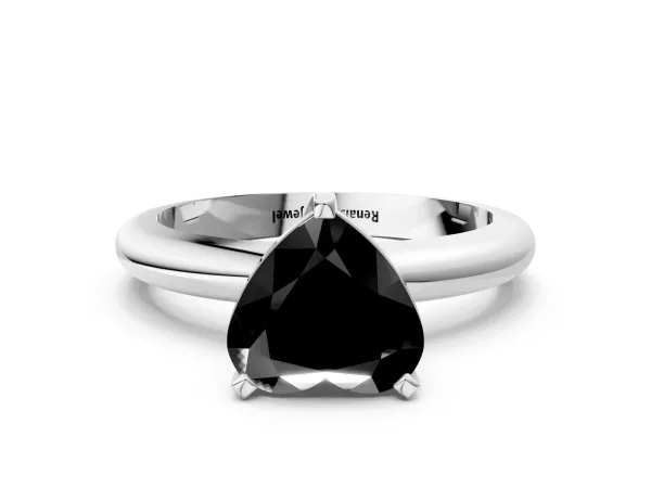 Mixed Shape Diamond Multi Row Promise Ring with Round Diamond Accents Silver